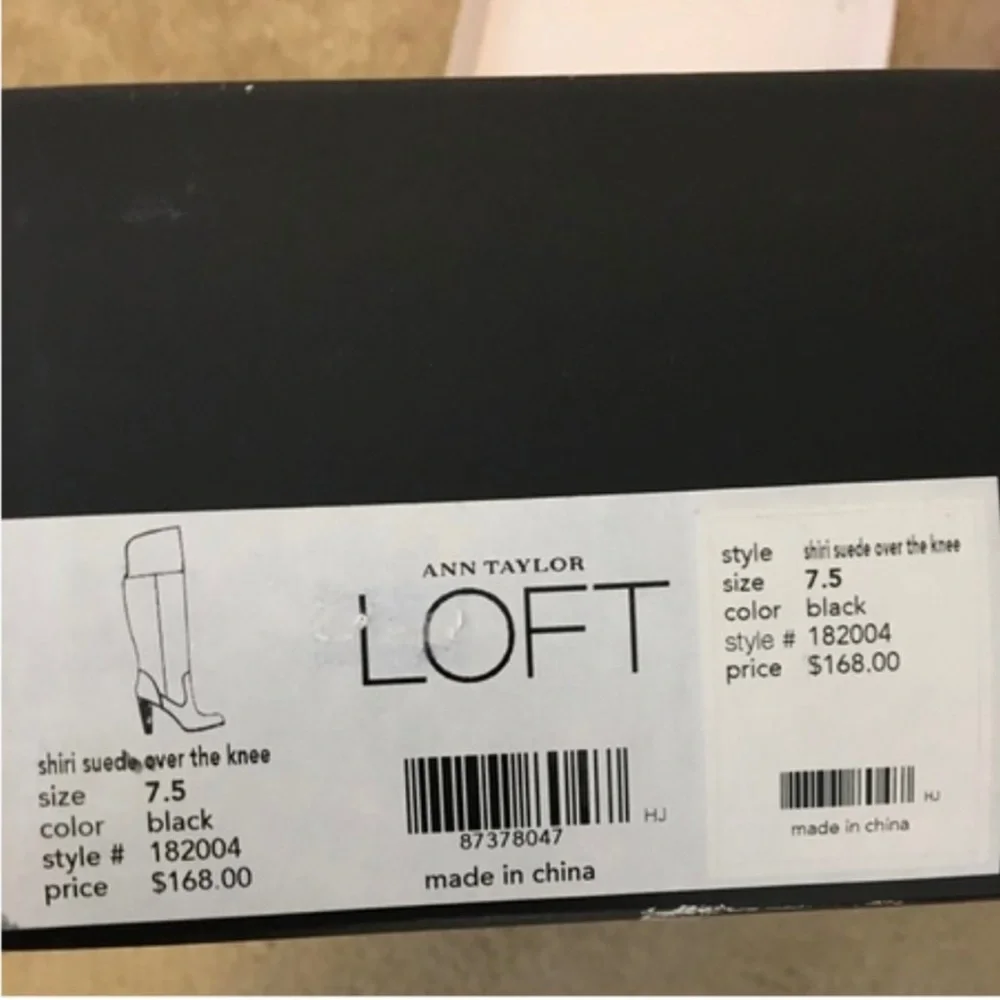 Host Pick * Ann Taylor LOFT Shiri Over the Knee Boots - 7.5